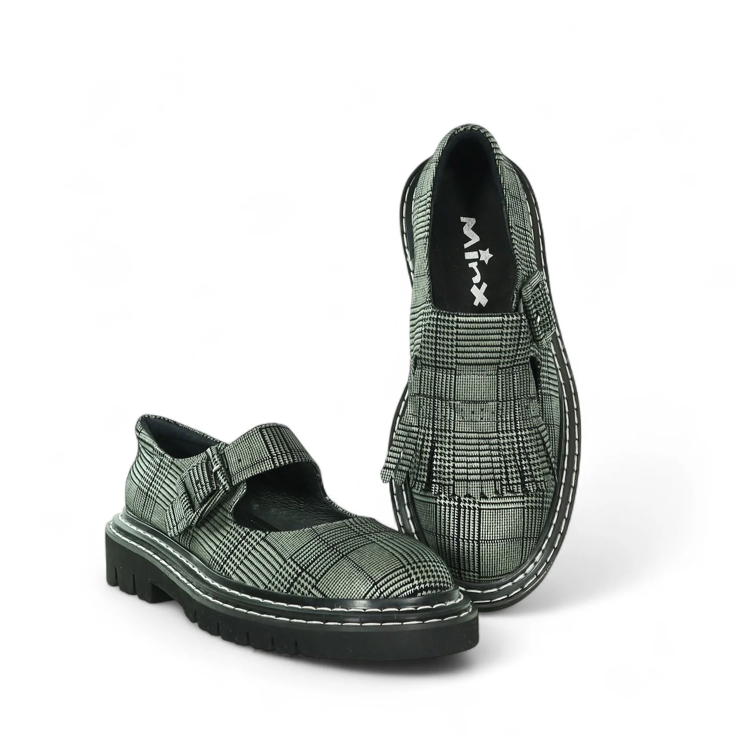 37 SAMPLE - CAMEO FRINGE/GREEN TARTAN - Image 3
