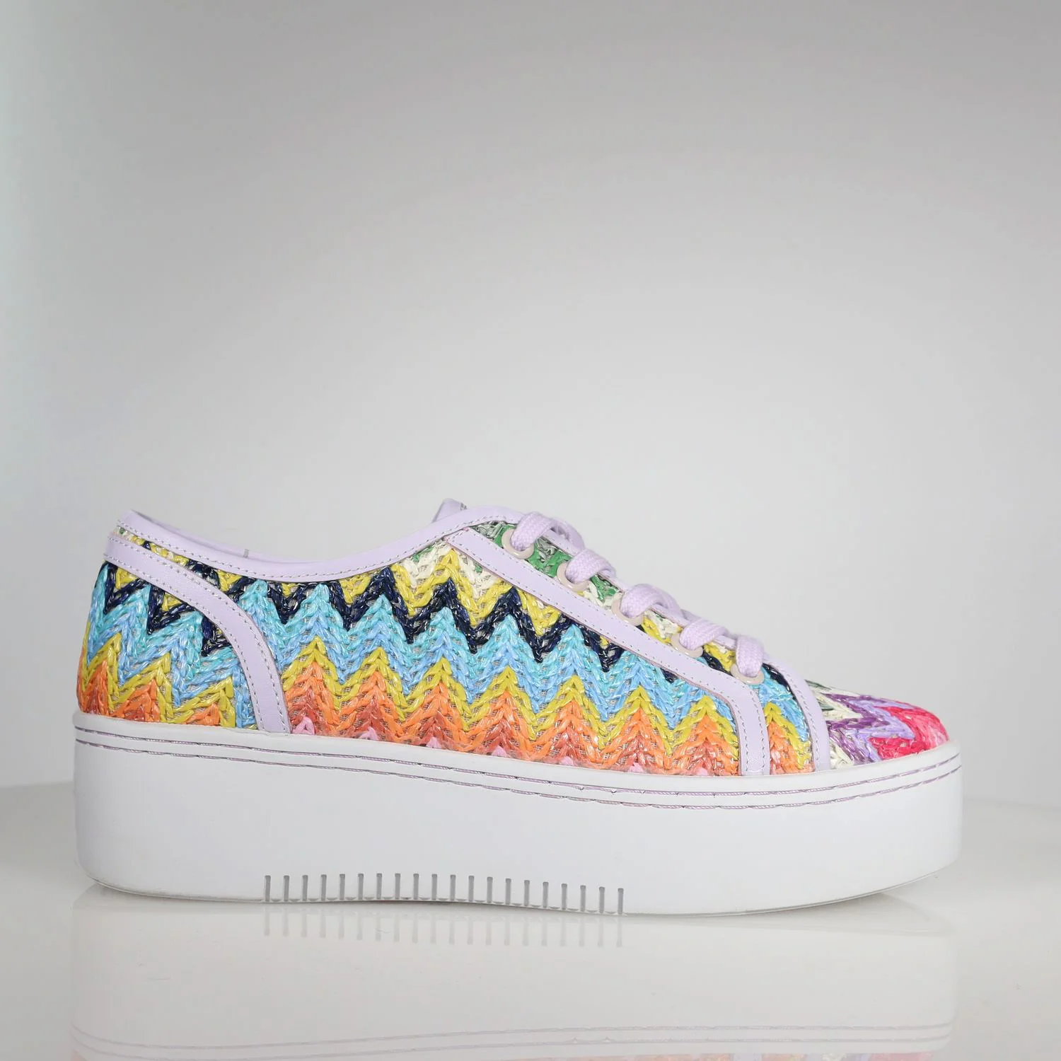 37 SAMPLE - RAFI/LILAC RAINBOW ZIG