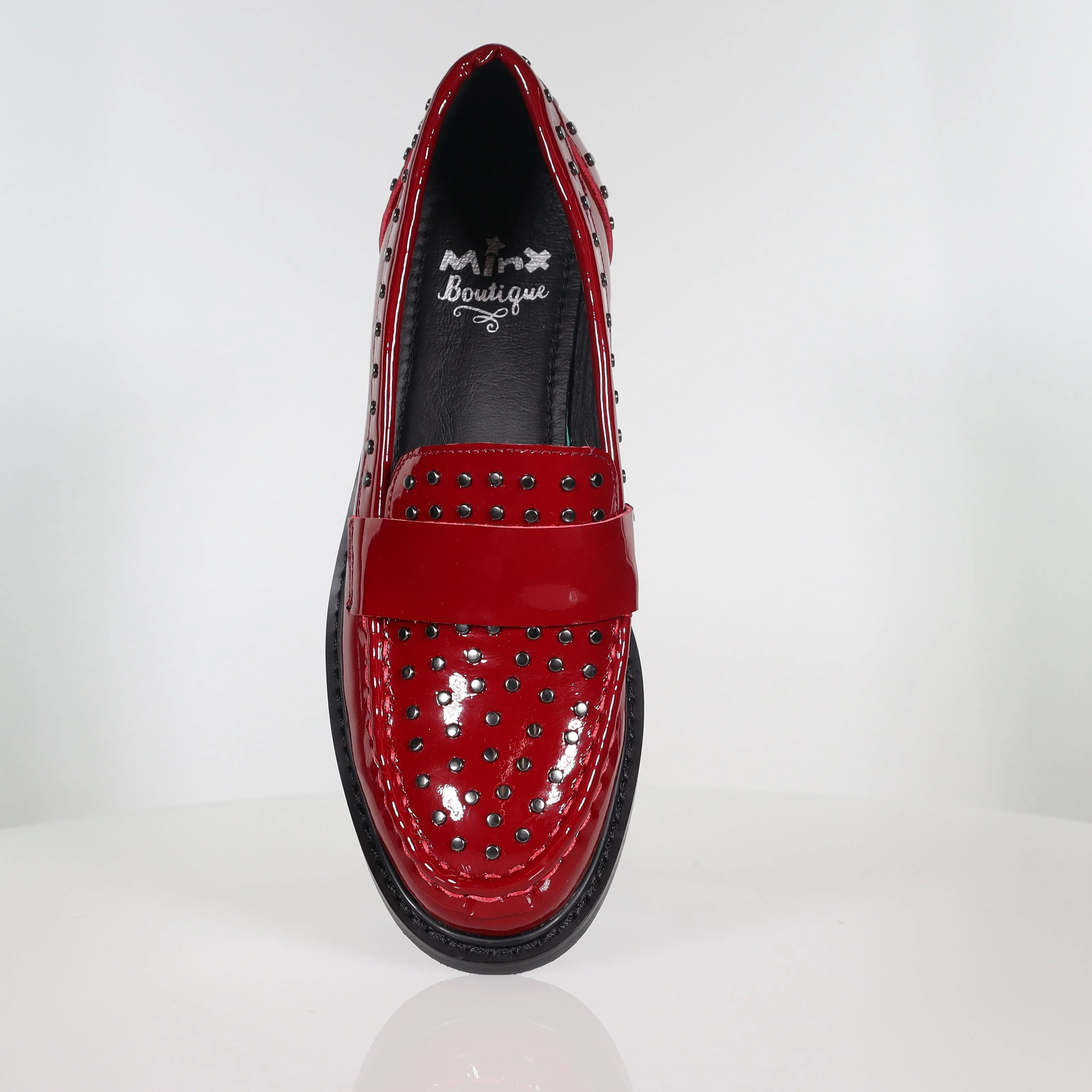 37 SAMPLE - VESPER STUD/CHERRY PATENT - Image 2