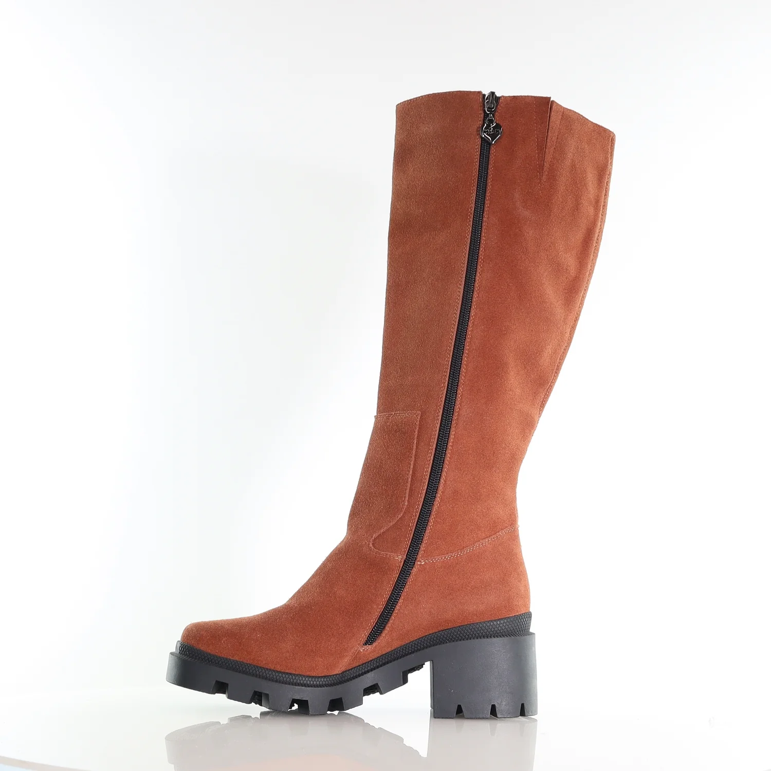 37 SAMPLE - VIPER/BRICK SUEDE - Image 3