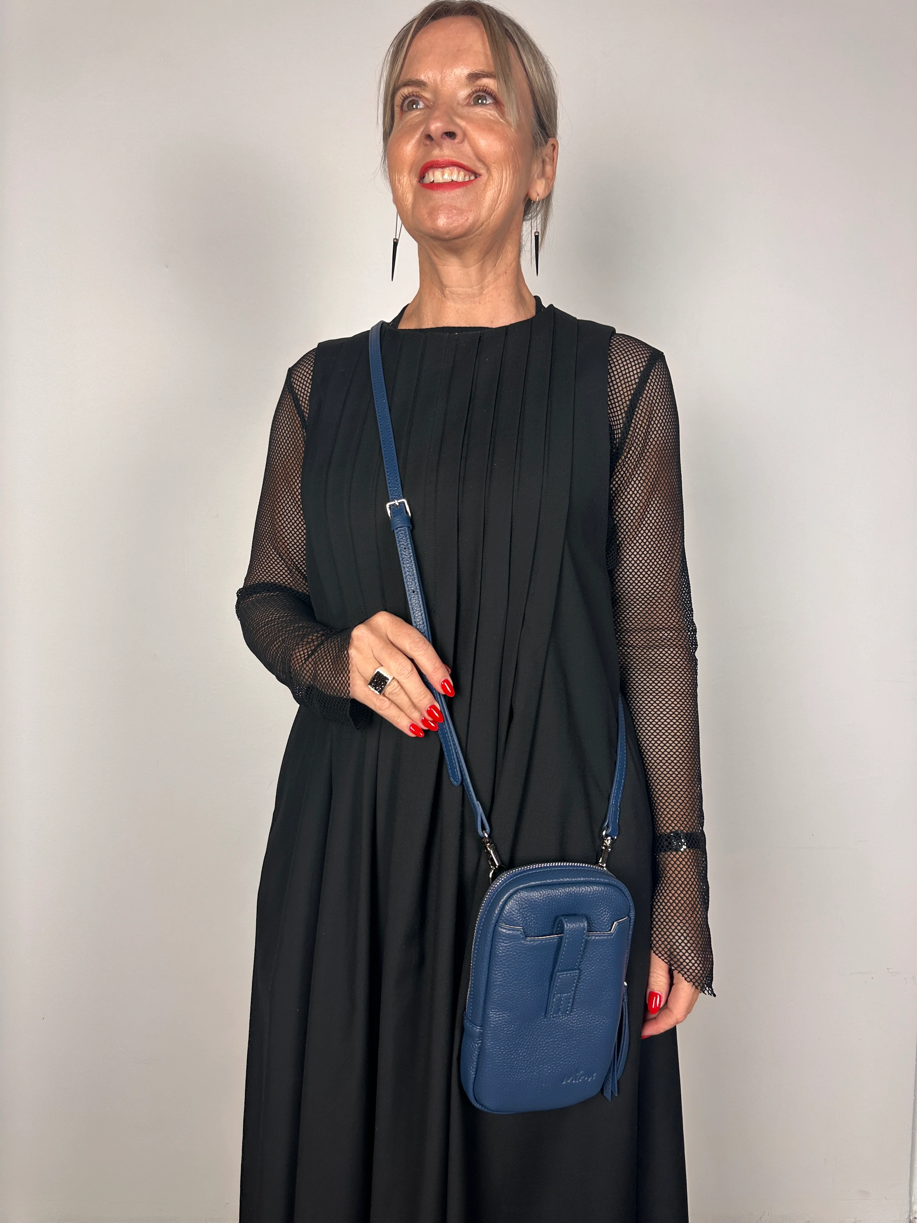 Dial Up Jet Setter - Leather Crossbody Phone Bag - Image 35