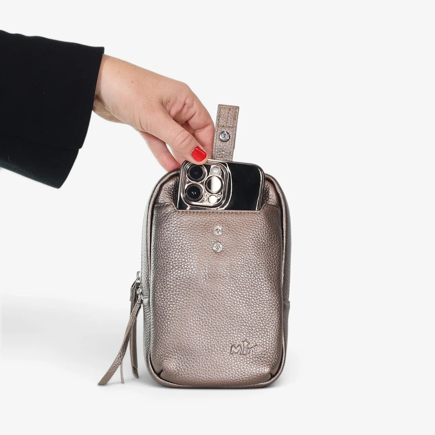 Dial Up Jet Setter - Leather Crossbody Phone Bag - Image 39