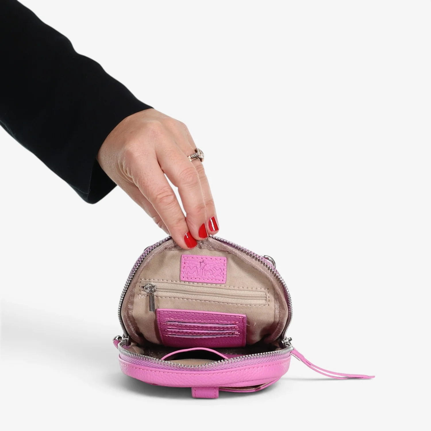 Dial Up Jet Setter - Leather Crossbody Phone Bag - Image 48
