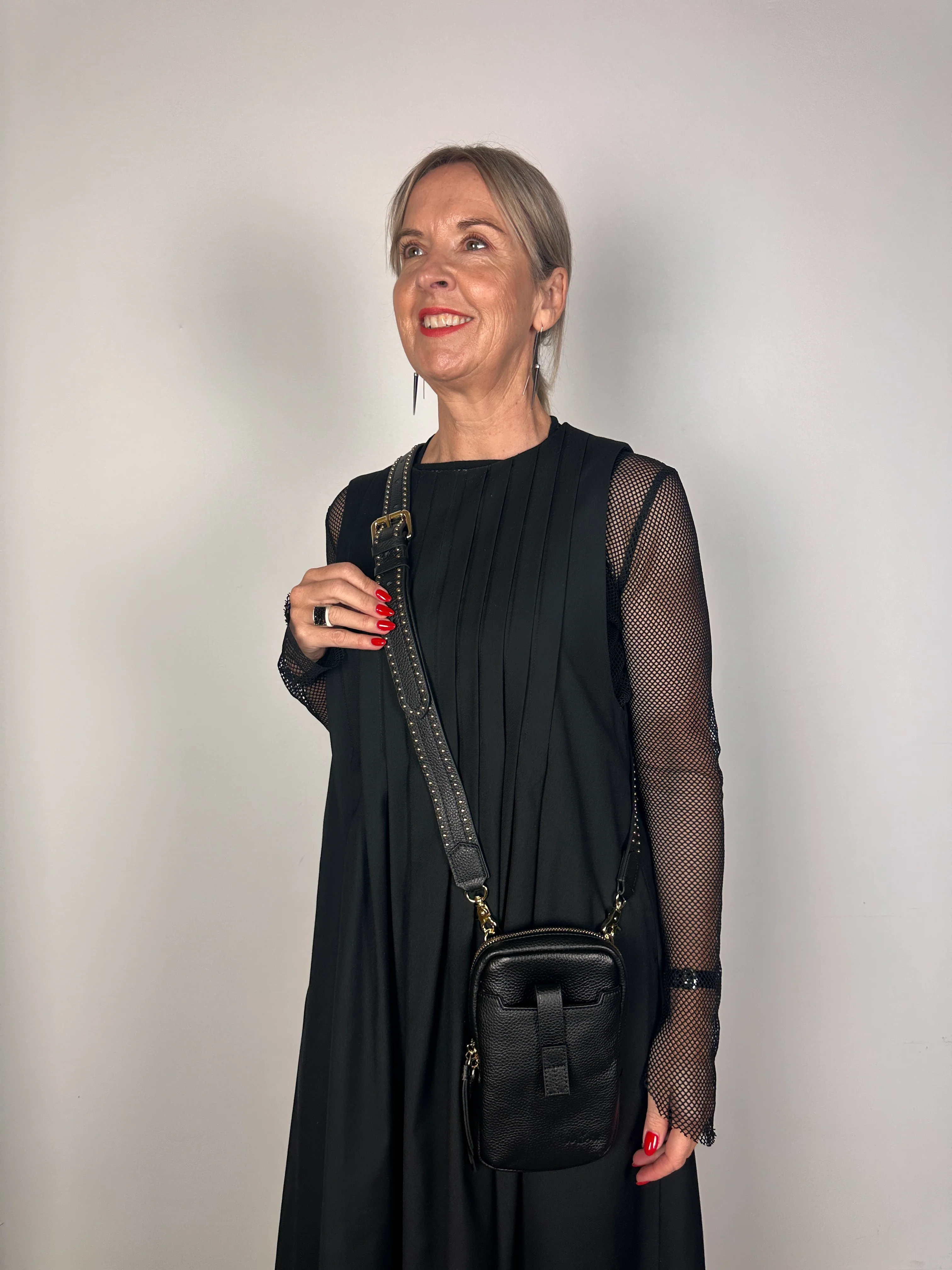 Dial Up Jet Setter - Leather Crossbody Phone Bag - Image 55
