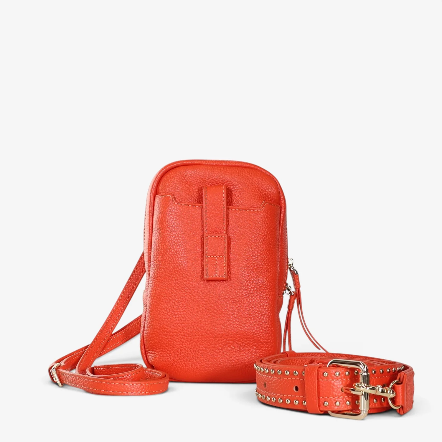 Dial Up Jet Setter - Leather Crossbody Phone Bag - Image 63