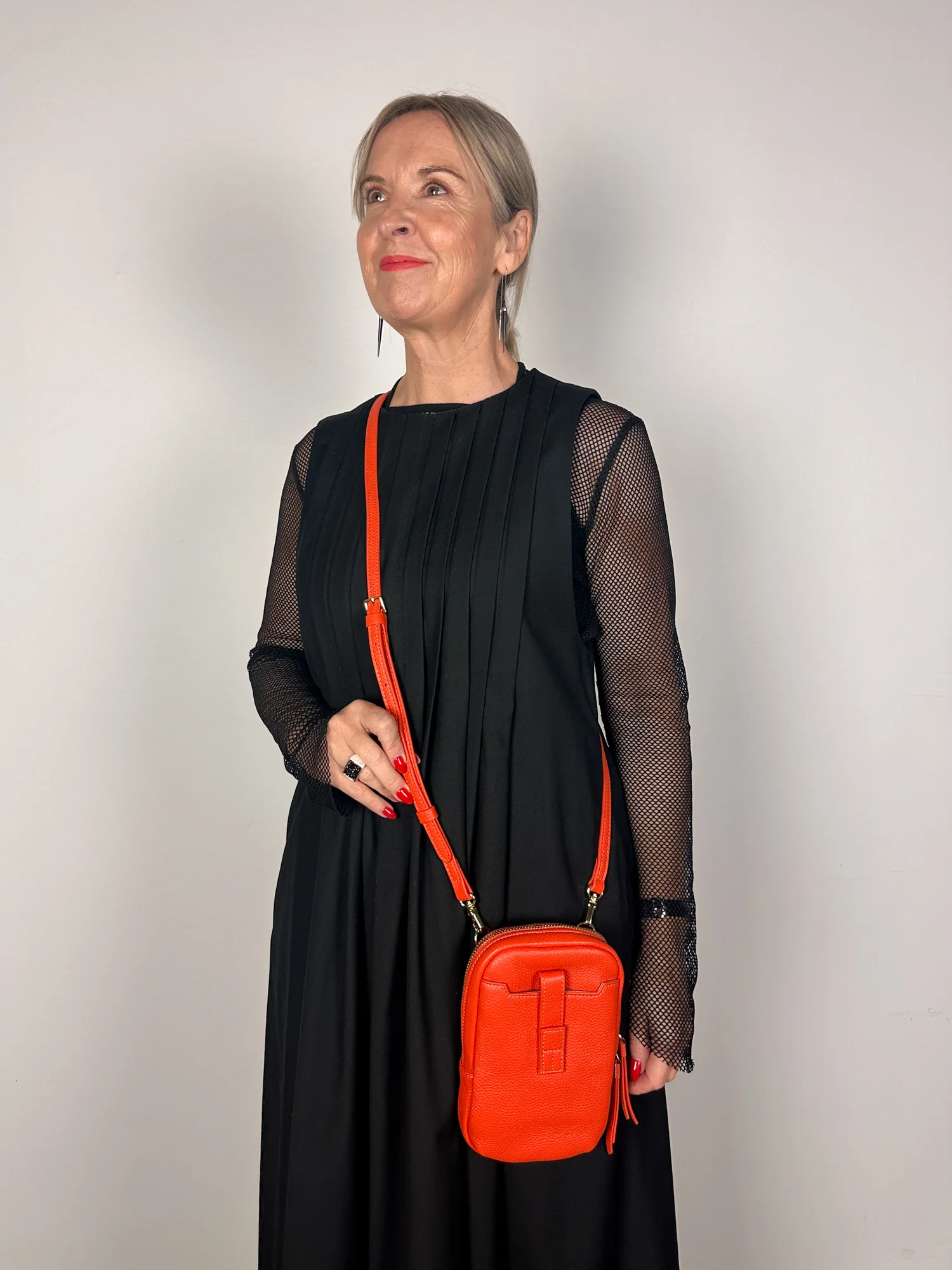 Dial Up Jet Setter - Leather Crossbody Phone Bag - Image 68