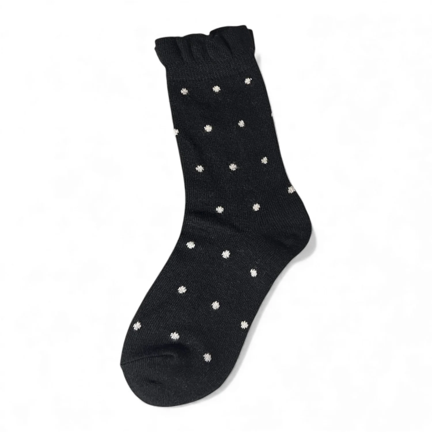DOT FRILL MID SOCK