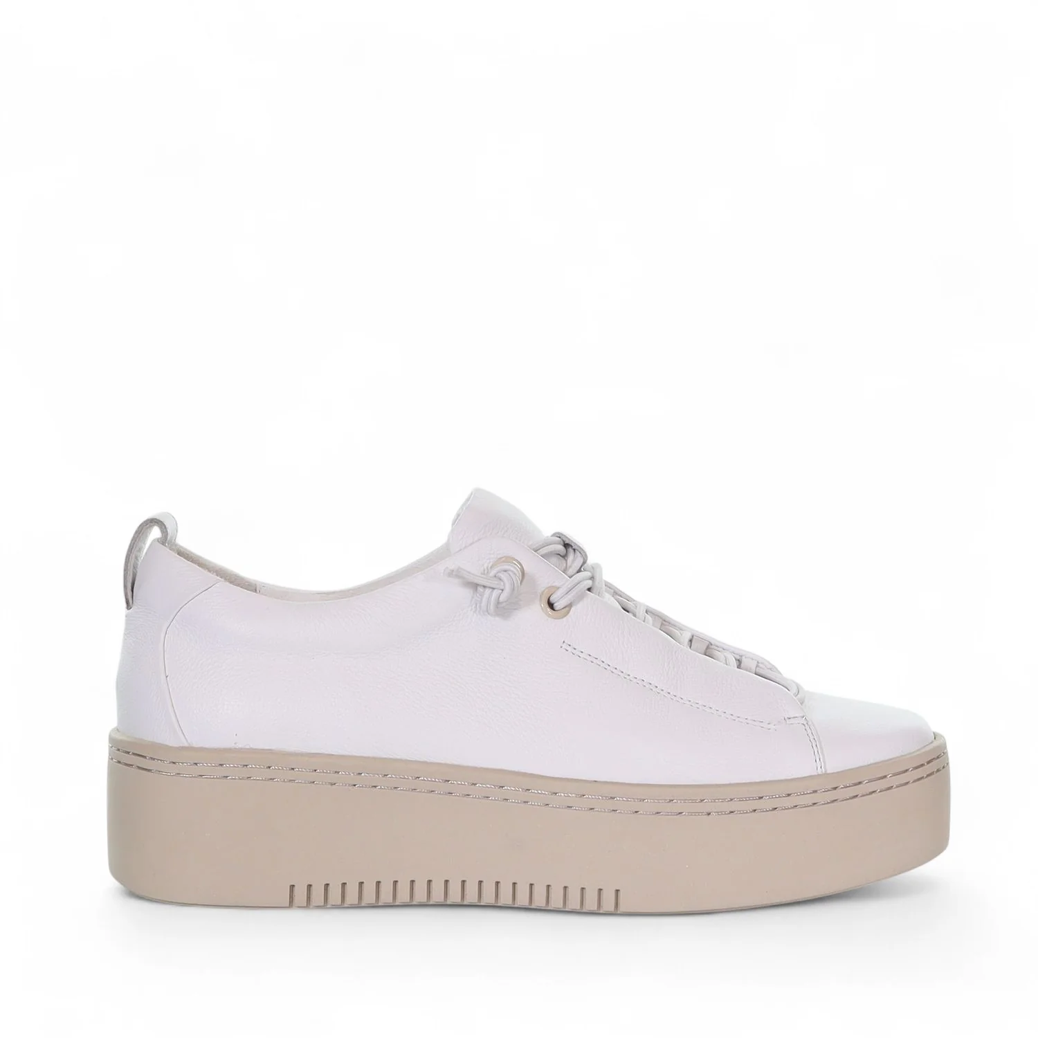 Kerri - Leather platform slip on sneaker - Image 8