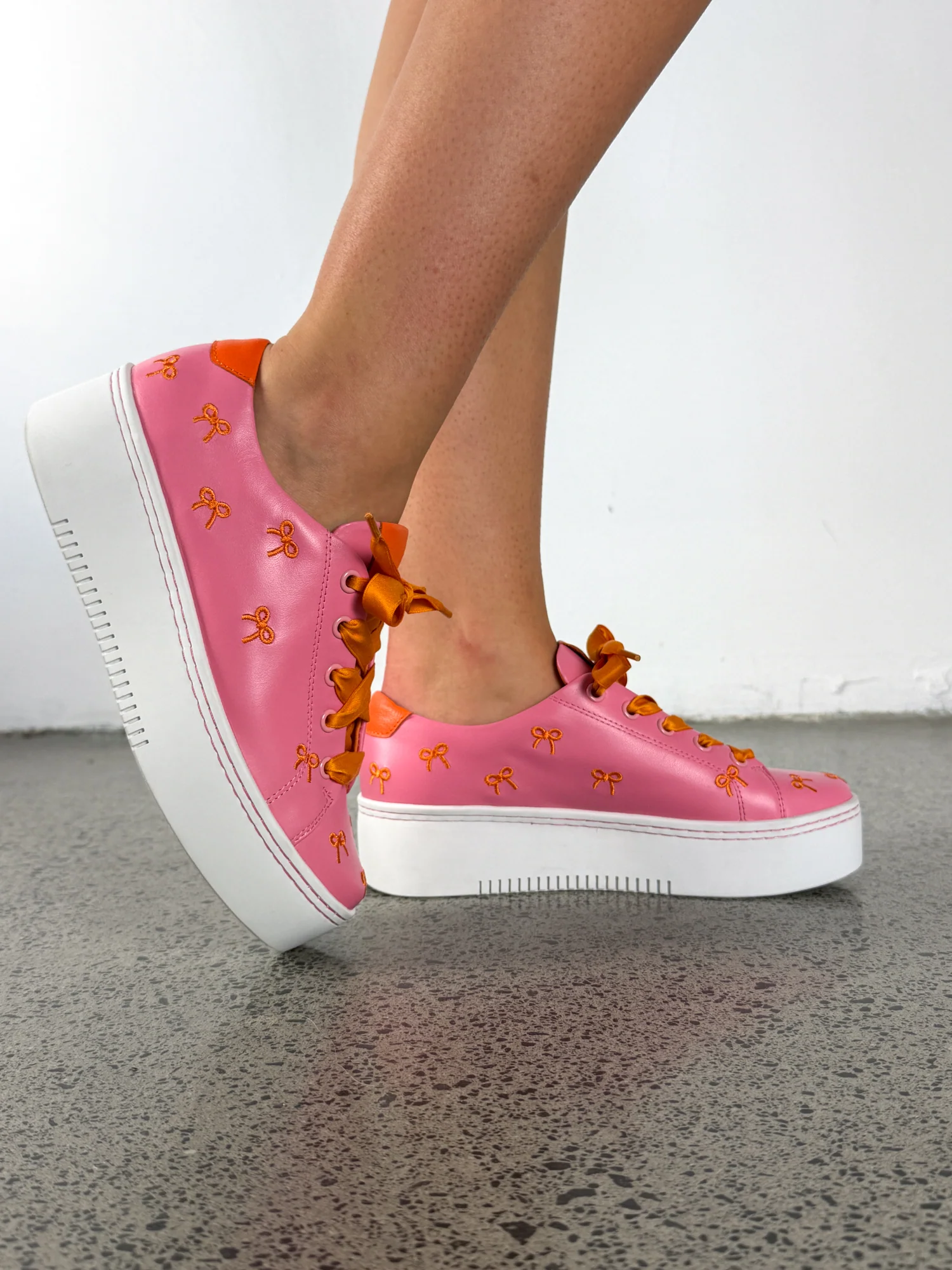 Love Knots - Leather Platform Sneaker - Image 8