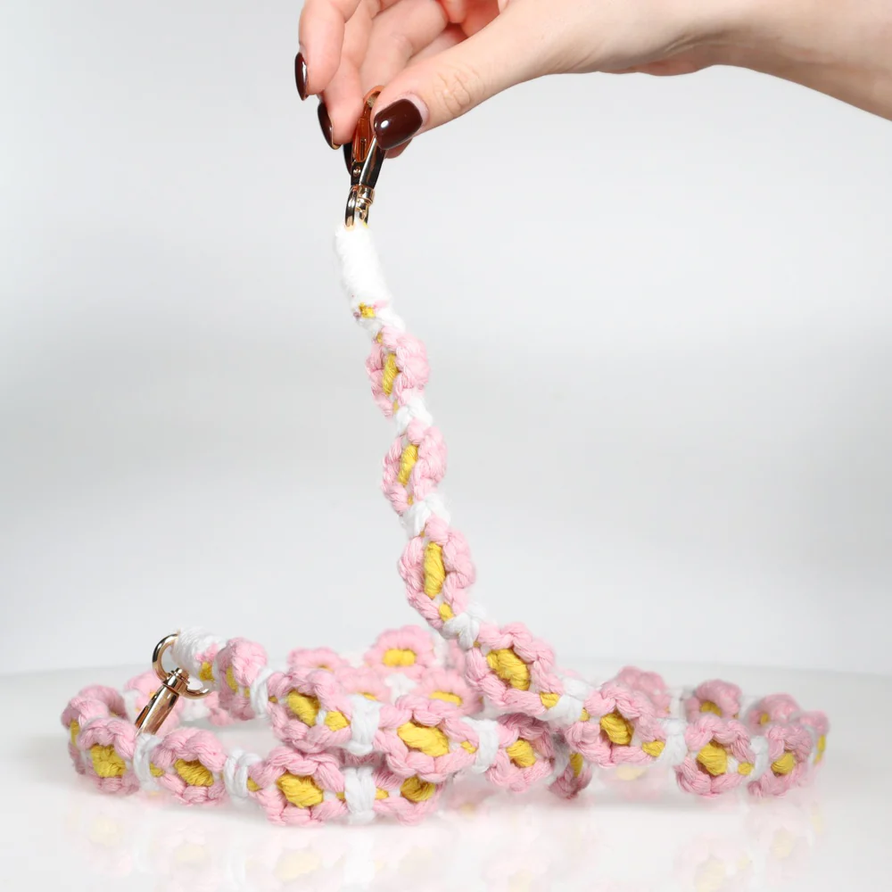 Macrame Flower Bag Strap - Image 5
