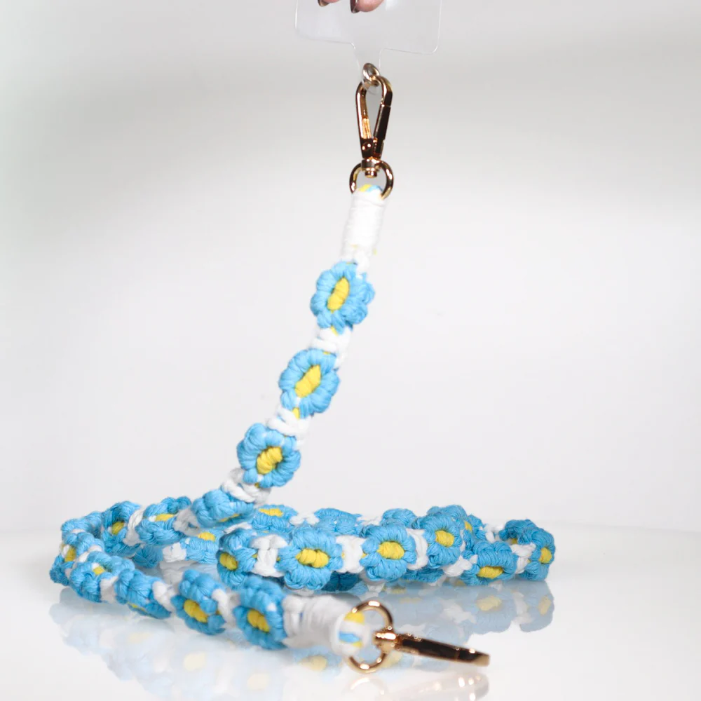 Macrame Flower Bag Strap - Image 6